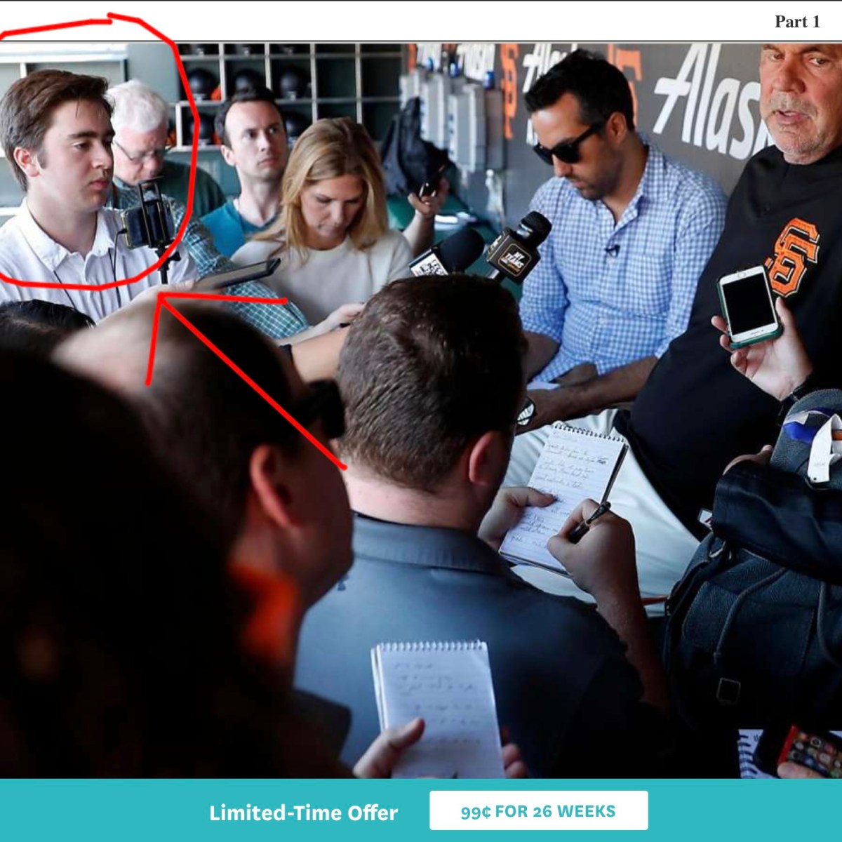 Spotted: Sam Pasco in San Francisco Chronicle&nbsp;Article