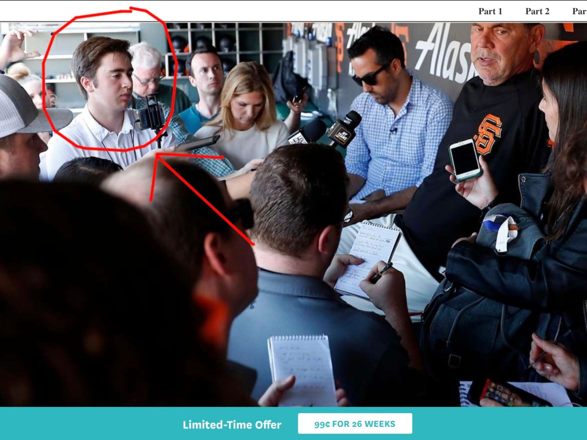 Spotted: Sam Pasco in San Francisco Chronicle&nbsp;Article